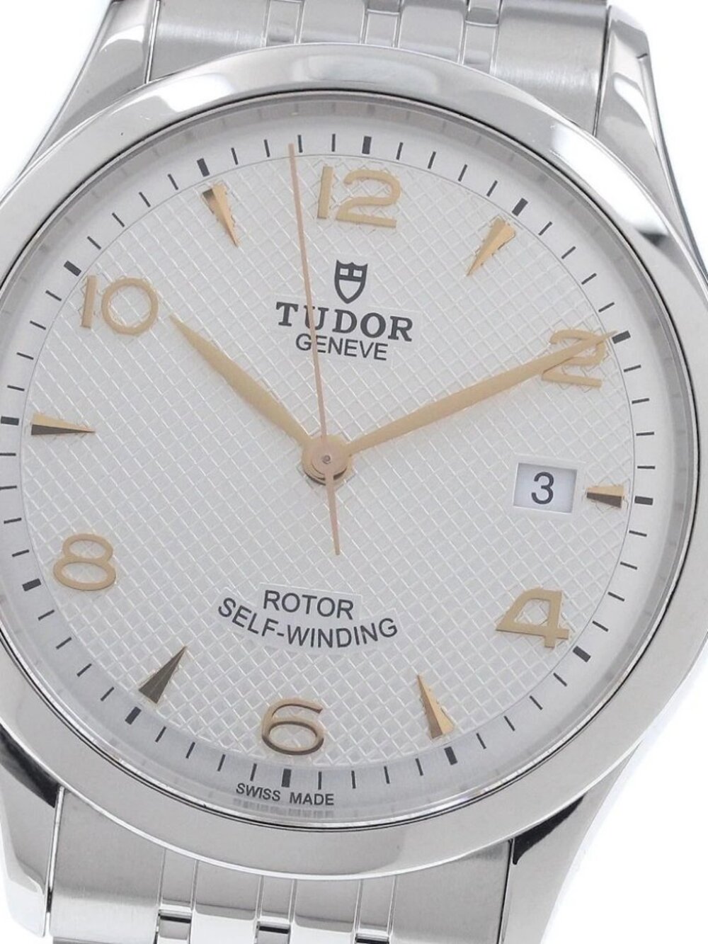 TUDOR 1926 91550 Date Silver Dial Automatic Men's Watch_956336